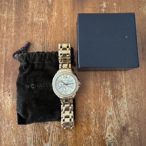 Michael Kors Gold-Tone Chronograph Watch